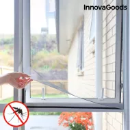 InnovaGoods ablakháló szúnyogok ellen - ragasztható - fekete